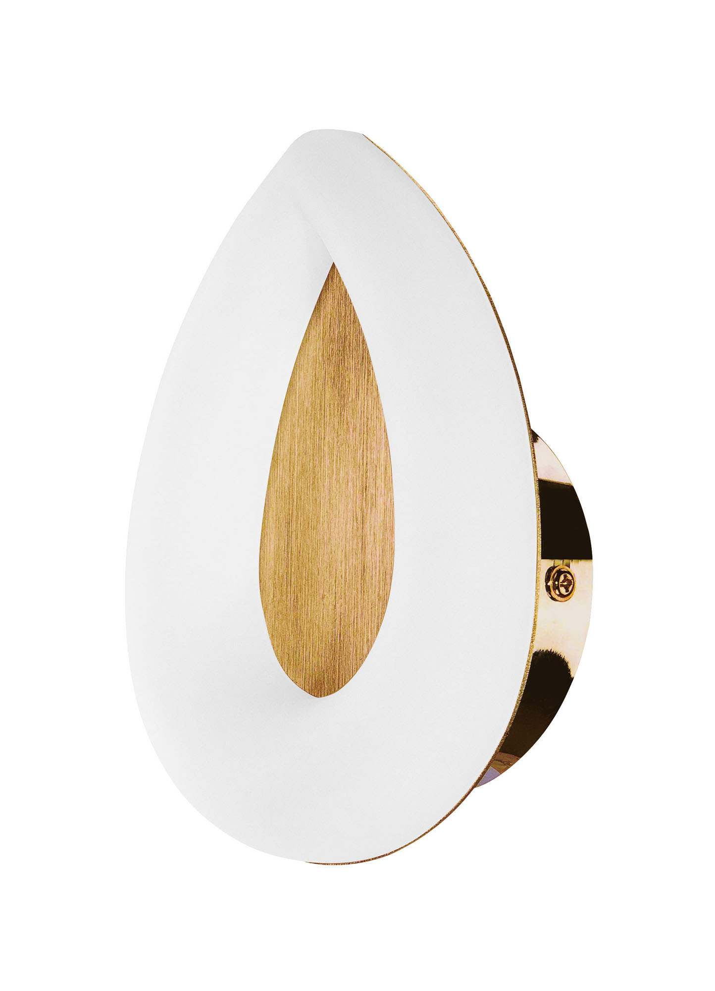 Juno Satin Gold Wall Lights Mantra Fusion Flush Wall Lights